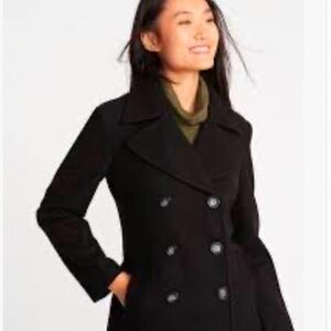 Soft-Brushed Peacoat for Women